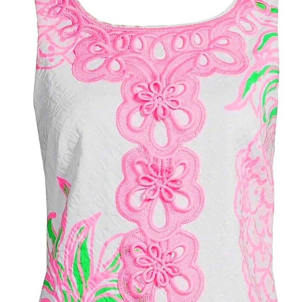 NWT! Rare Marleigh Floral Stretch Cotton Maxi Dress, Size 2 - Picture 6 of 6